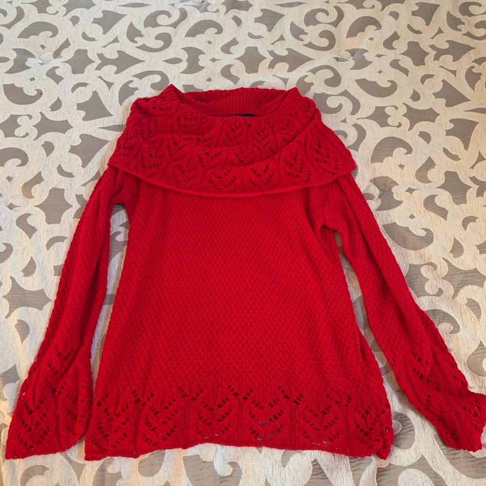 Red sweater